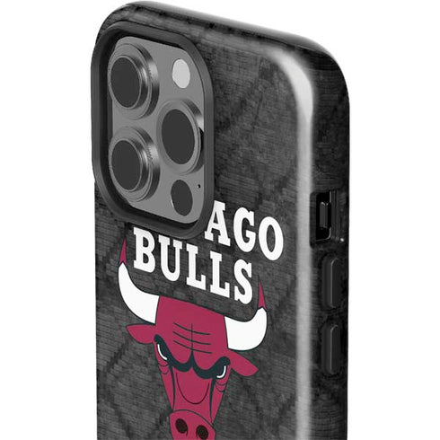 NBA Chicago Bulls Dark Rust iPhone 15 Pro Impact Case